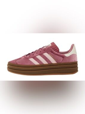 adidas Gazelle Bold women’s sandy pink velvet sneaker size women’s 7